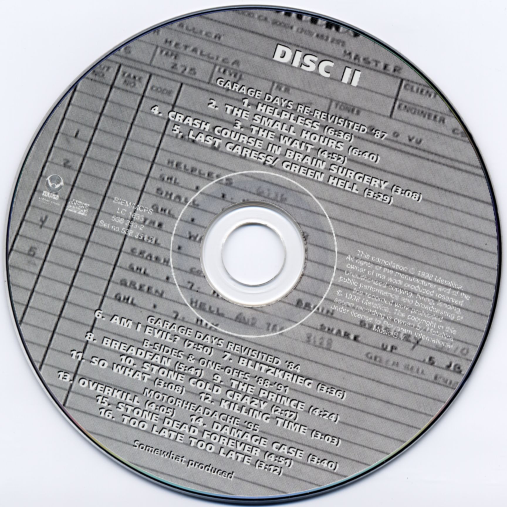 Metallica - Garage Inc CD2